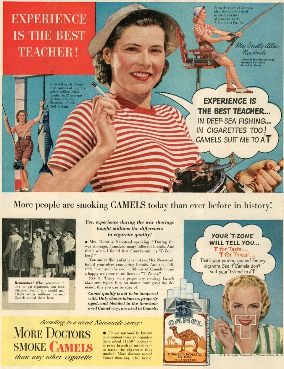 Historic tobacco industry medical endorsement